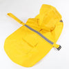 Reflective tape large dog raincoat